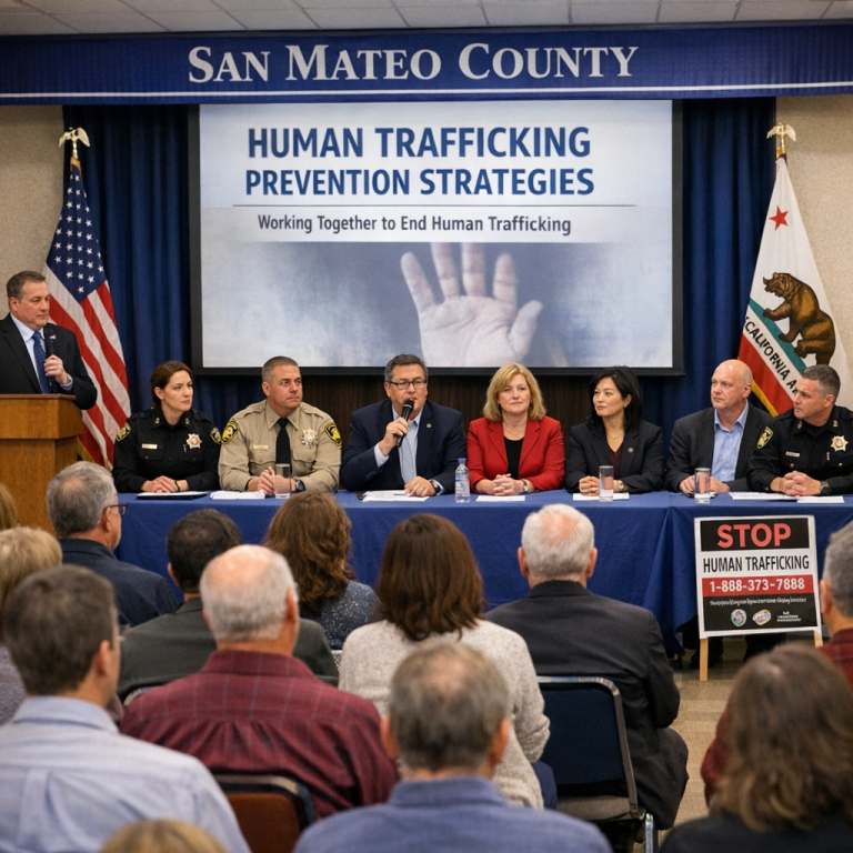 San Mateo County Strengthens Efforts to Combat Human Trafficking Amid Global Events